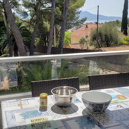Grand T2 Vue Calme Climatise 500 M Village Et Parking Gratuit Apartment Sanary-sur-Mer